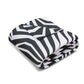 Arctic Fleece Black Chevron Blanket