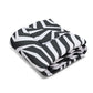 Arctic Fleece Black Chevron Blanket