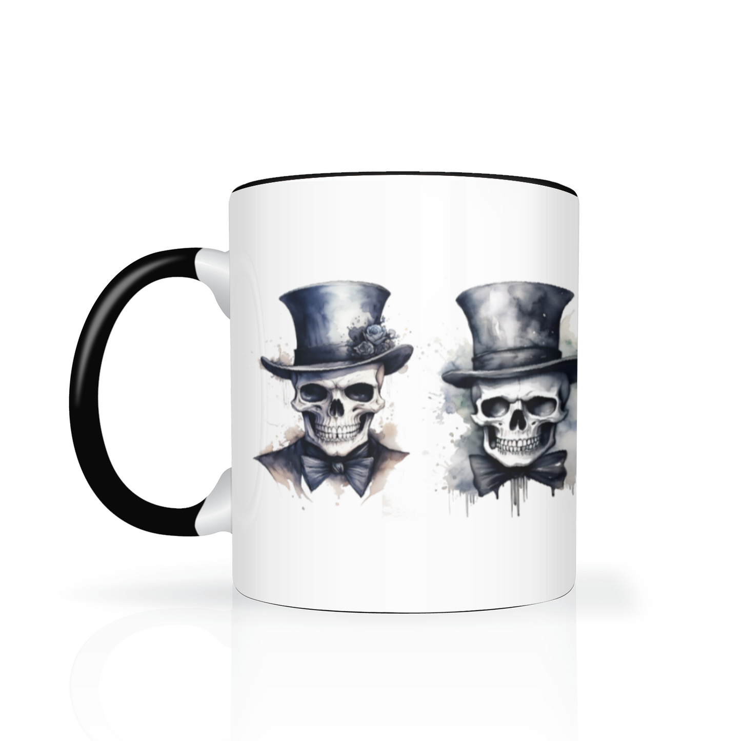 Gothic Skull Top Hat 11oz Mug