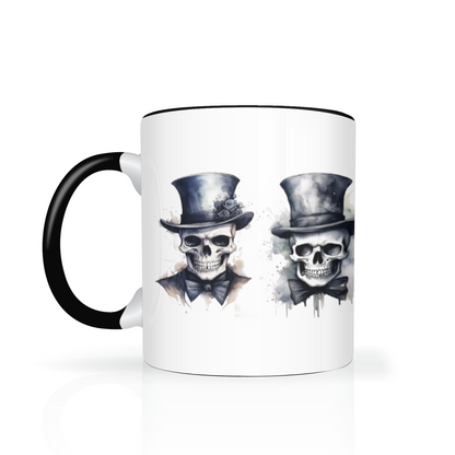 Gothic Skull Top Hat 11oz Mug