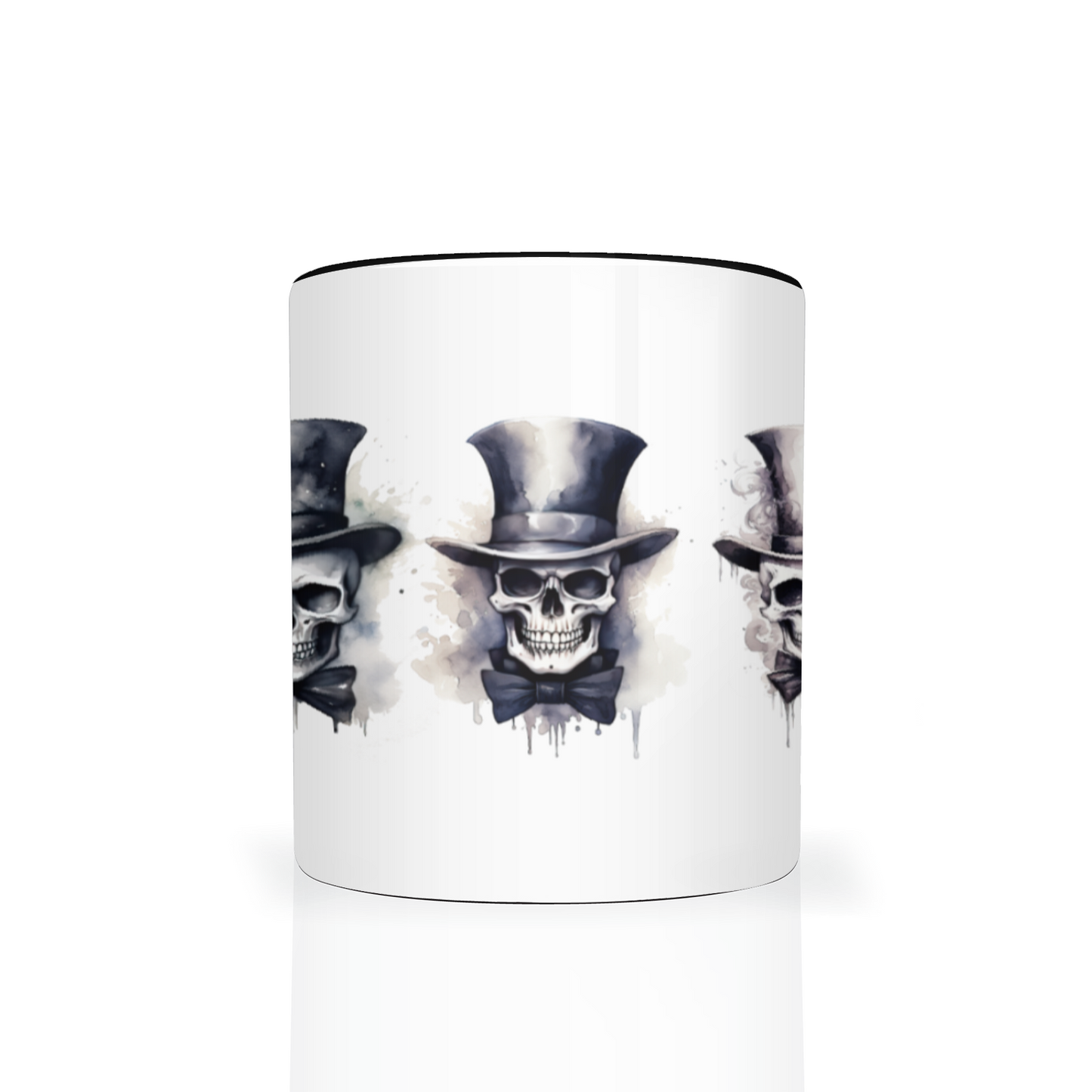 Gothic Skull Top Hat 11oz Mug