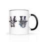 Gothic Skull Top Hat 11oz Mug