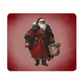 Gothic Santa Claus Hardwood Placemat – Unique Holiday Table Décor