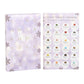 Inside a folded advent calendar showing 24 doors and pictures of what crystals maybe behind each door
