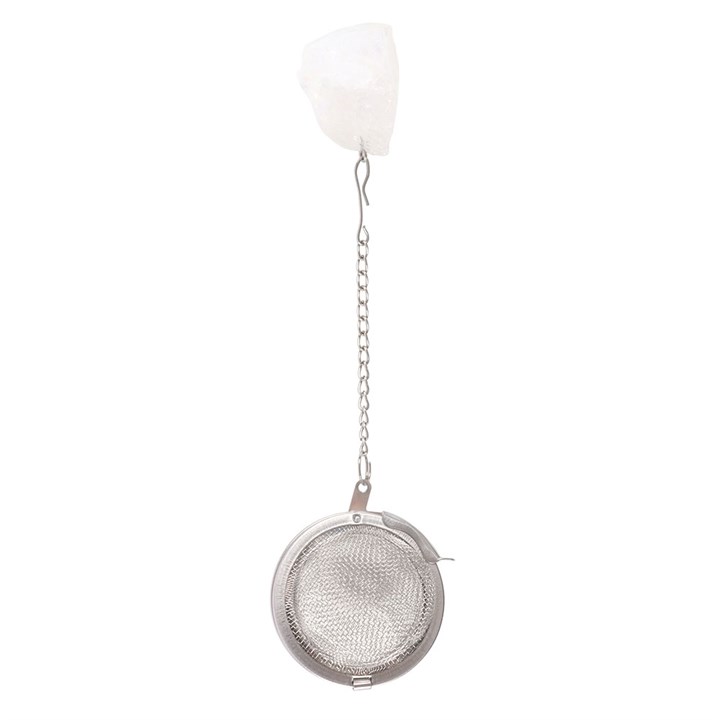 Intuition Double Walled Glass Mug with Aura Crystal Tea Infuser - Image 5