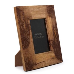 Carved Wooden Photo Frame