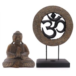 Buddha & Om Symbol Décor Set