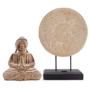 Buddha & Mandala Décor Set - Natural